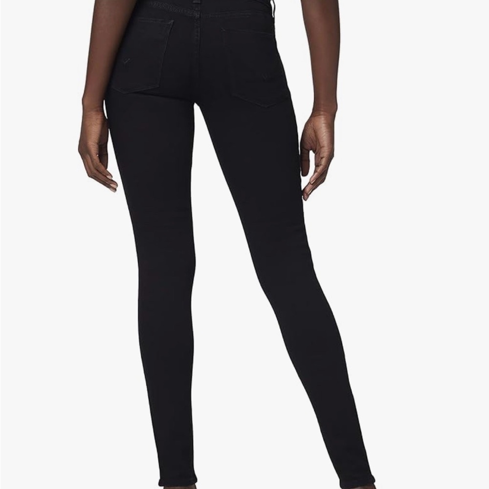 Hudson Black Krista Super Skinny Jeans in Italian super stretch denim - Size 28
